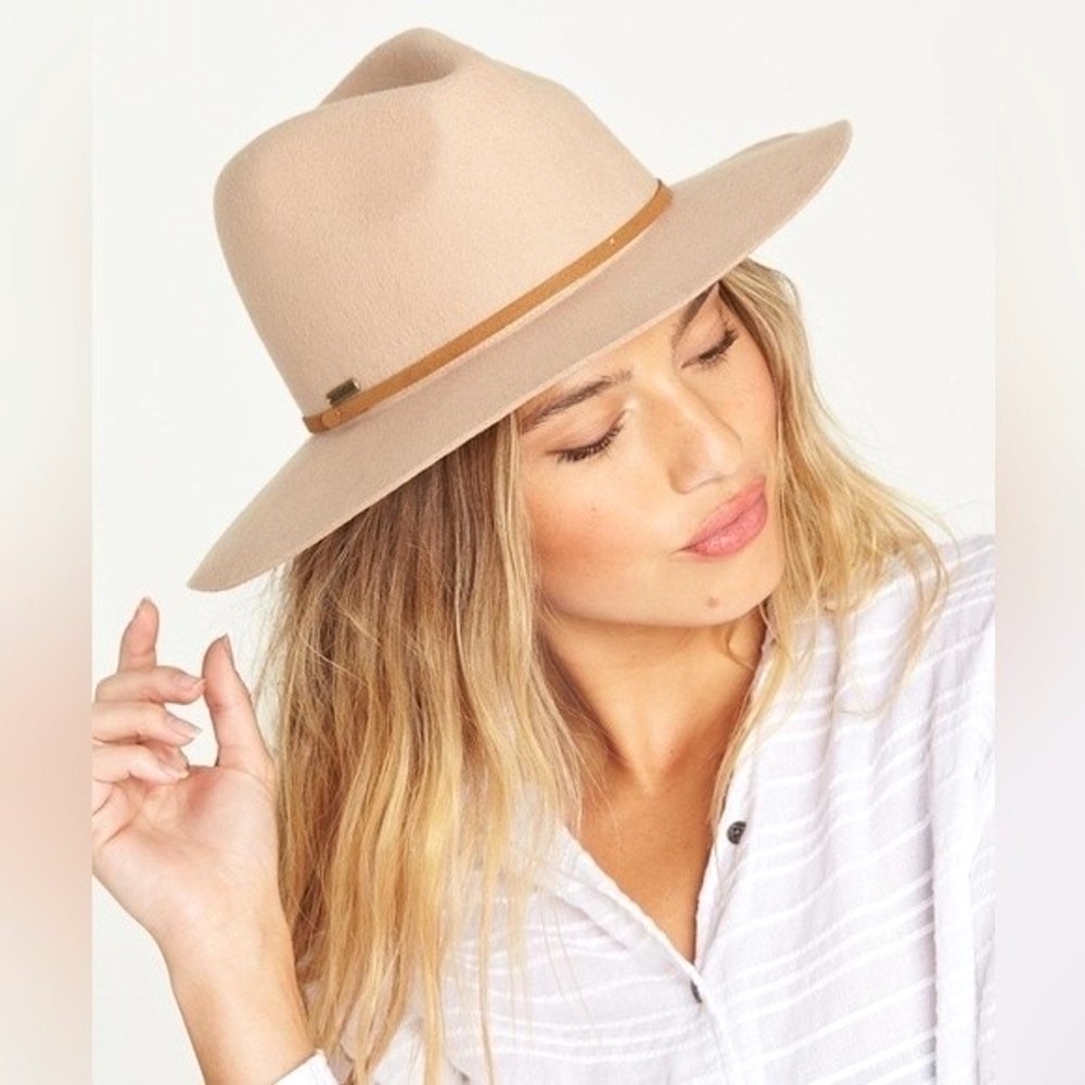 Billabong No Worries Felt Wide Brim Hat Fall Boho Hat